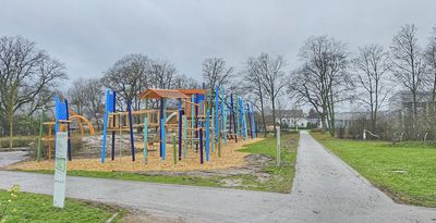 Foto der neuem Kletteranlage im Sport-Sole-Park