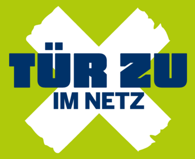 Logo Aktion Tür zu im Netz